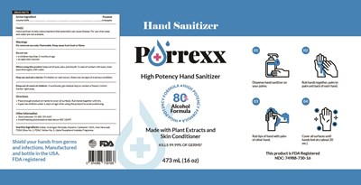 Updated Purrexx Label 16 Oz (473 mL) 80  V2